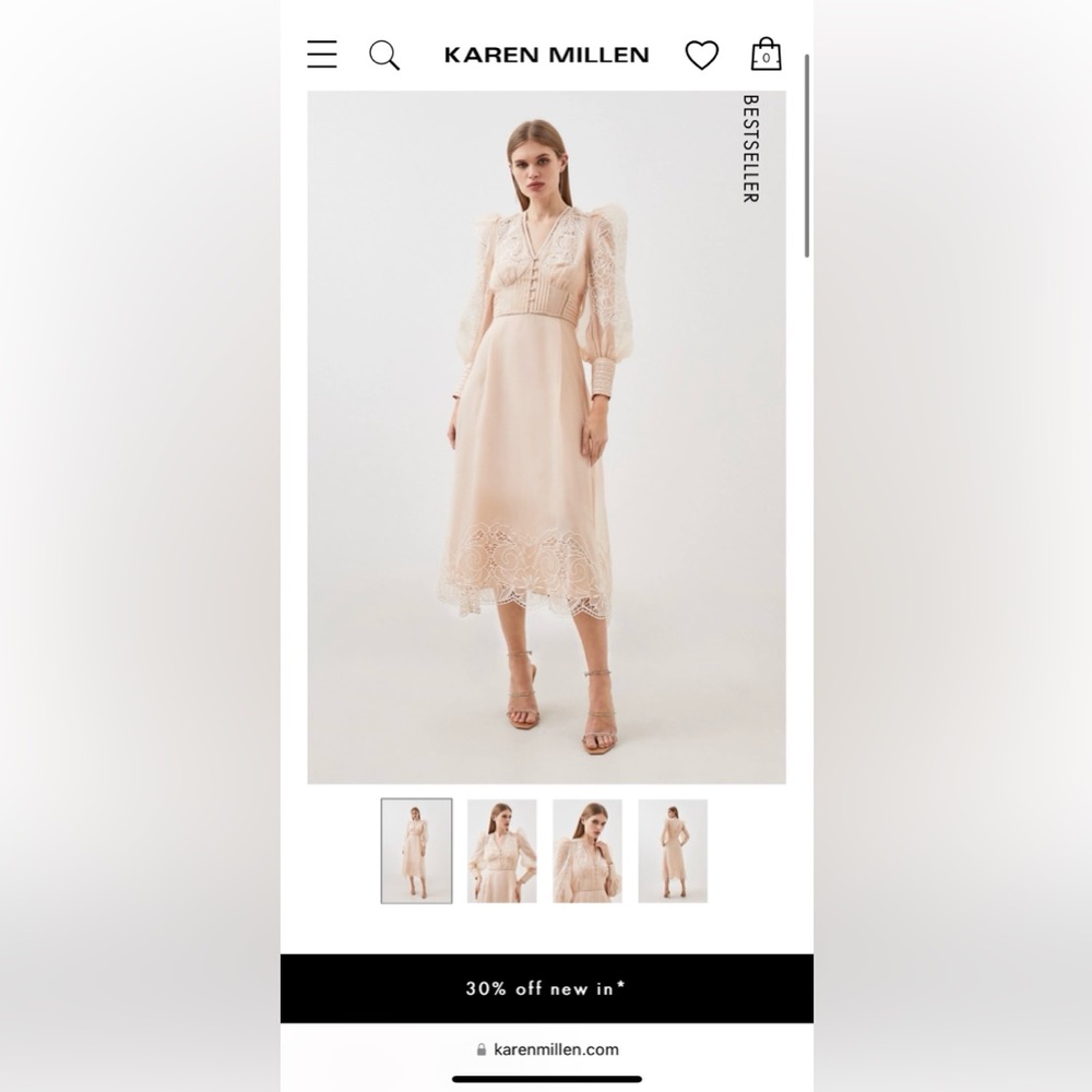 Karen millen midi dress